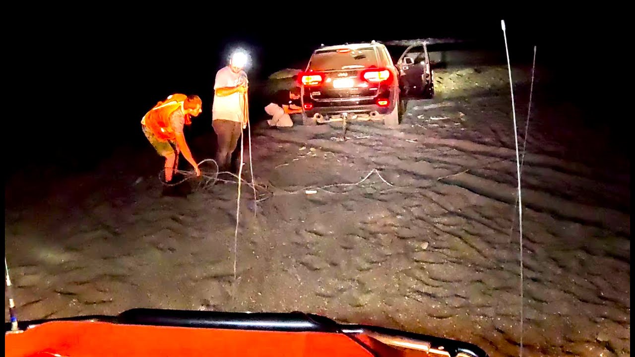 Vehicle recovery - Stuck on the beach at Birdlings Flat