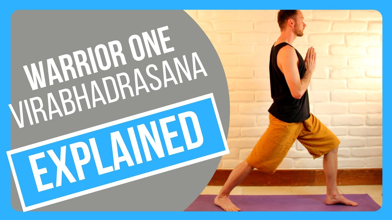 How To Do Warrior One - Yoga Education (Virabhadrasana)