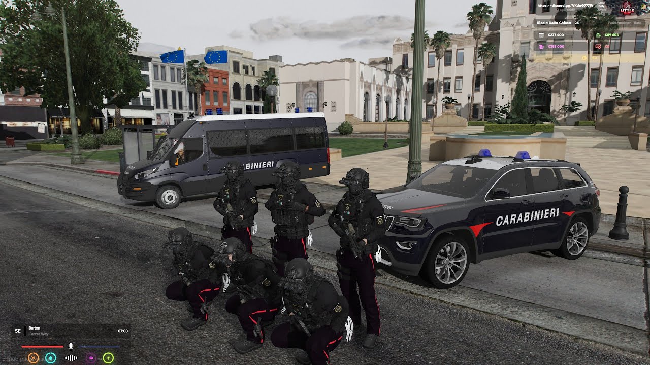Trailer Carabinieri - Little Italy City Full Rp