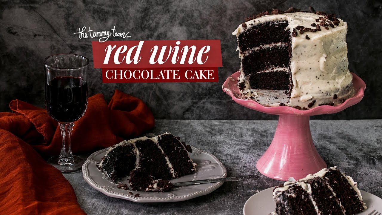 A wonderful Red Wine Chocolate Cake Recipe by Bravetart | The Tummy Train