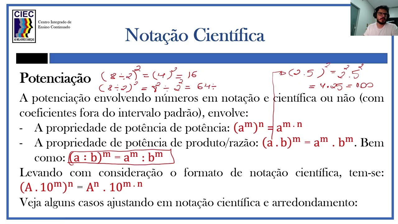 Notação Científica - Potenciação e Radiciação + Exercícios