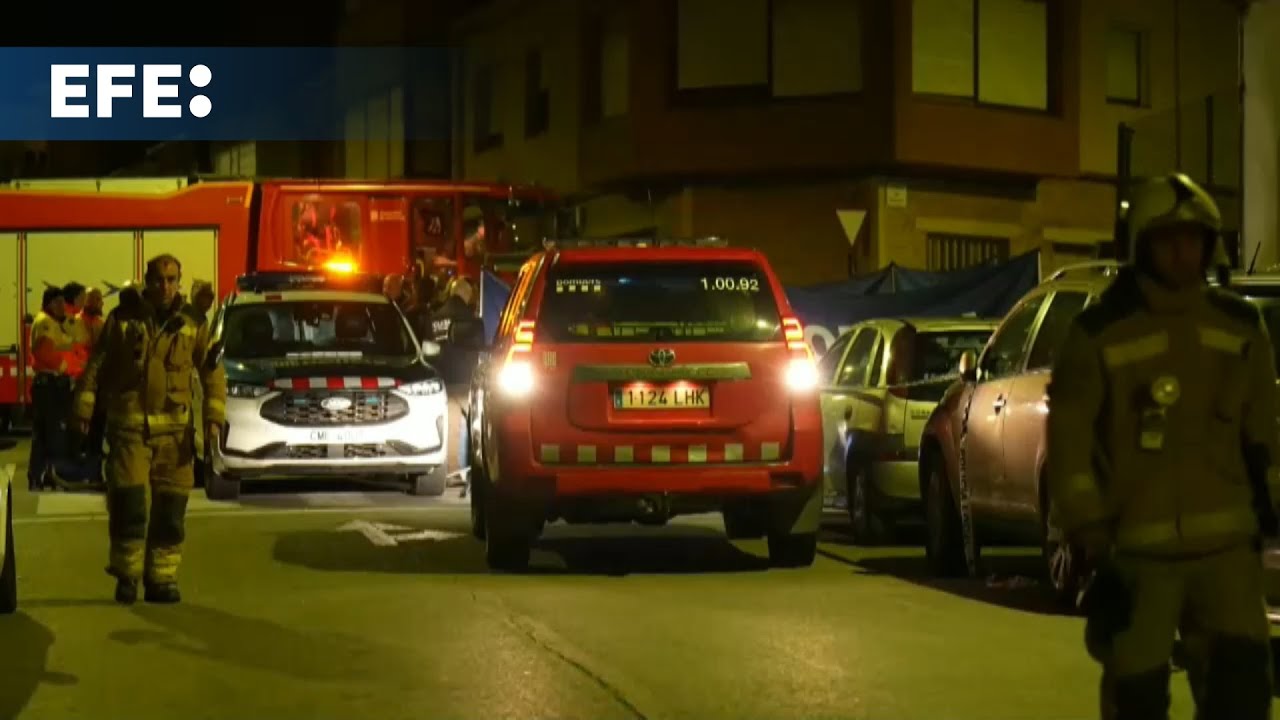 Mueren cinco adolescentes en el incendio de un trastero en Manlleu (Barcelona)