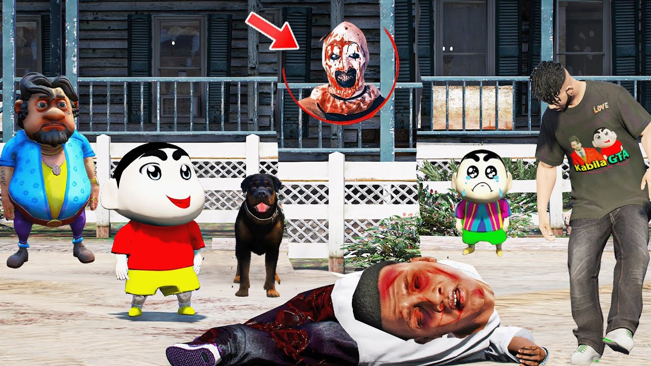 GTA 5 Bangla - কাবিলার বাড়িতে যাবে Franklin Shinchan ভূতের বাড়ি
