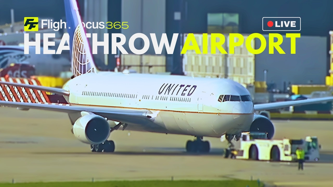 Heathrow Airport Live - Sunday 15th March 2026