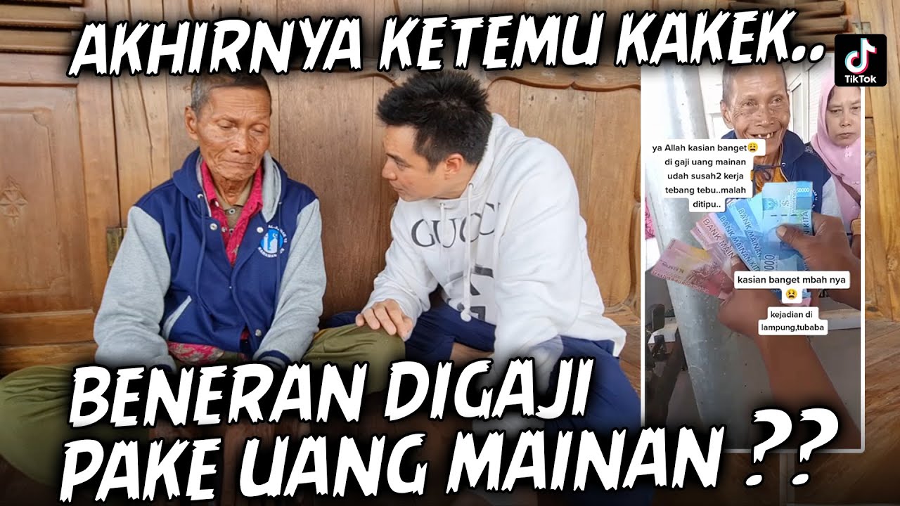PERTAMA KETEMU DENGAN KAKEK, KASIAN SEPERTI ORANG TERTEKAN .SIAPA YANG BUAT DIA SAMPE BEGINI ?