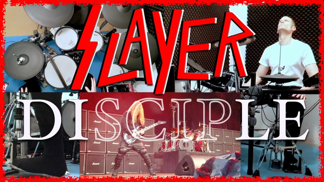 Slayer - Disciple - Custom Thunder Tom Patterns & Outro [Drum Cover Enhanced]