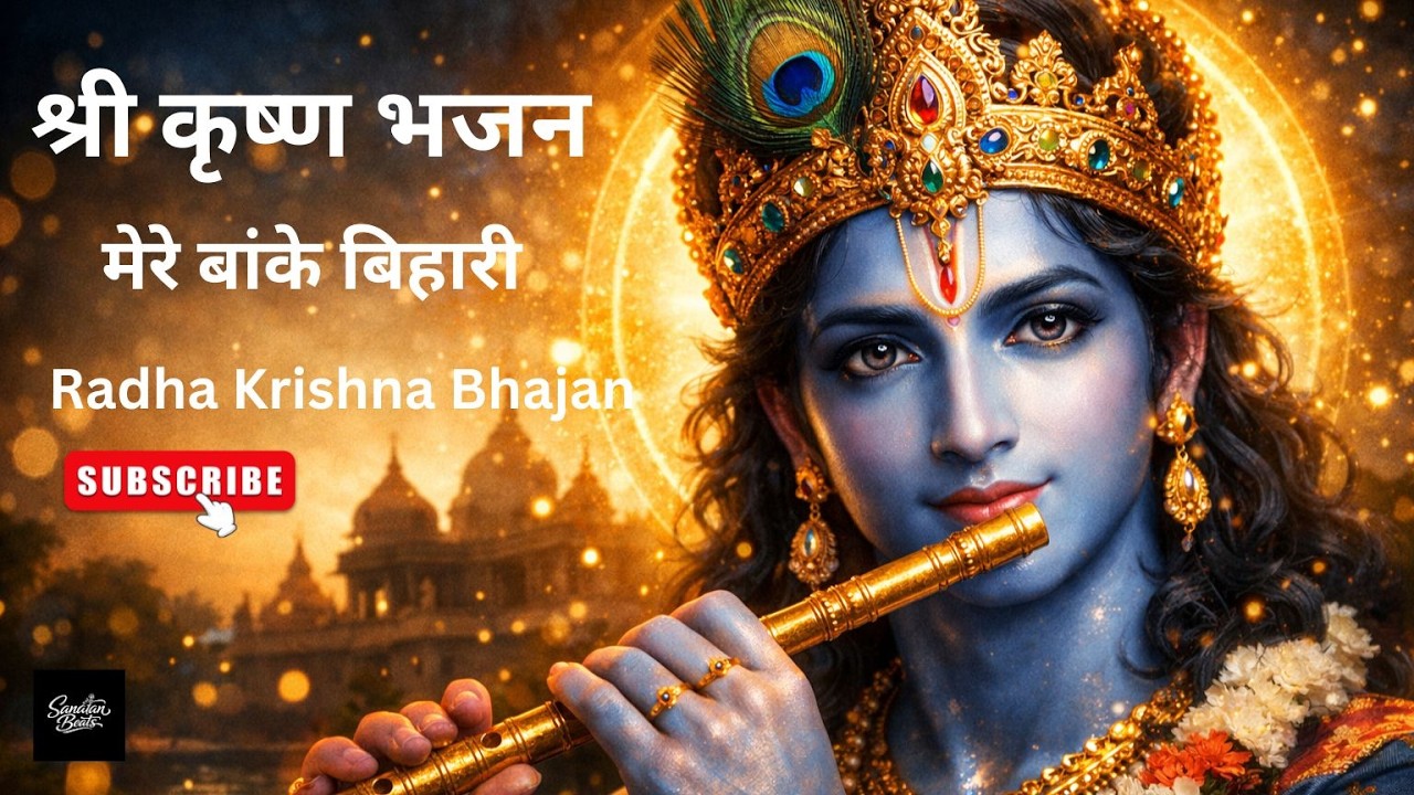 मेरे बांके बिहारी  | Most Beautiful Krishna Bhajan | Radha Krishna Bhajan | Bhakti Song #krishnaji