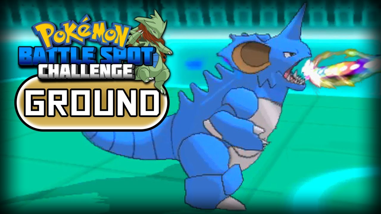Pokemon X and Y Battle Spot Challenge! 02 - GROUND-Type Challenge