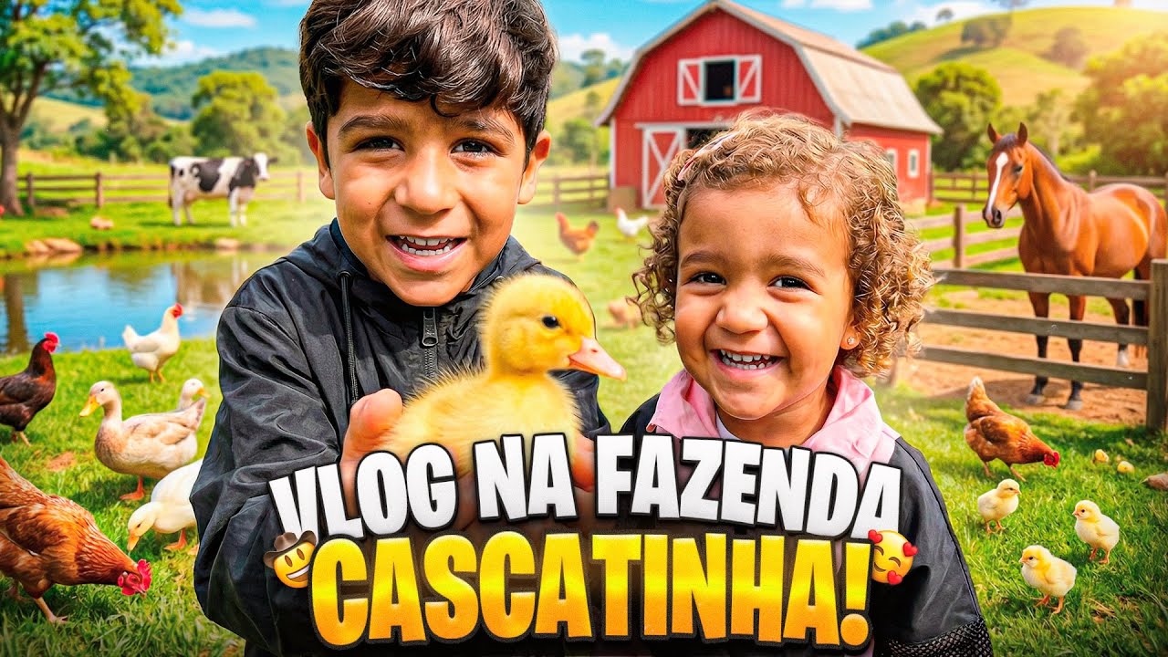 VLOG DA NOSSA VIAGEM EM FAMÍLIA PARA A FAZENDA CASCATINHA *24 horas de muita diversão 