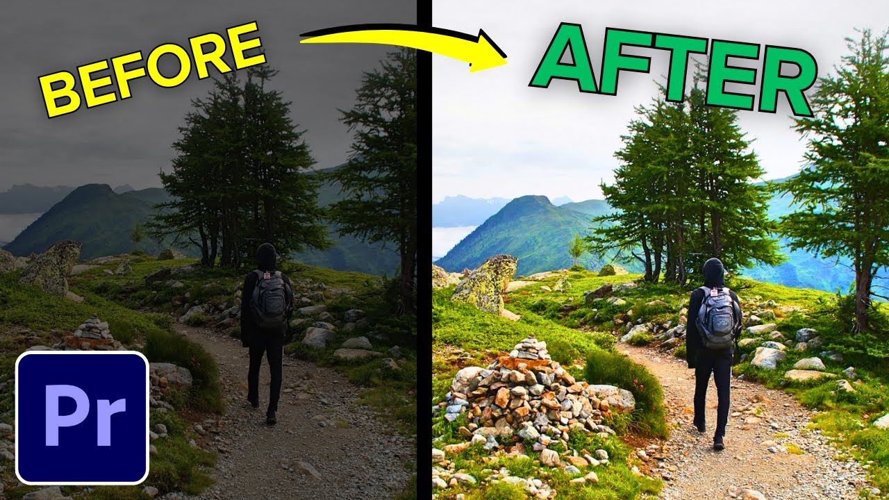 Как исправить темное видео в Premiere Pro