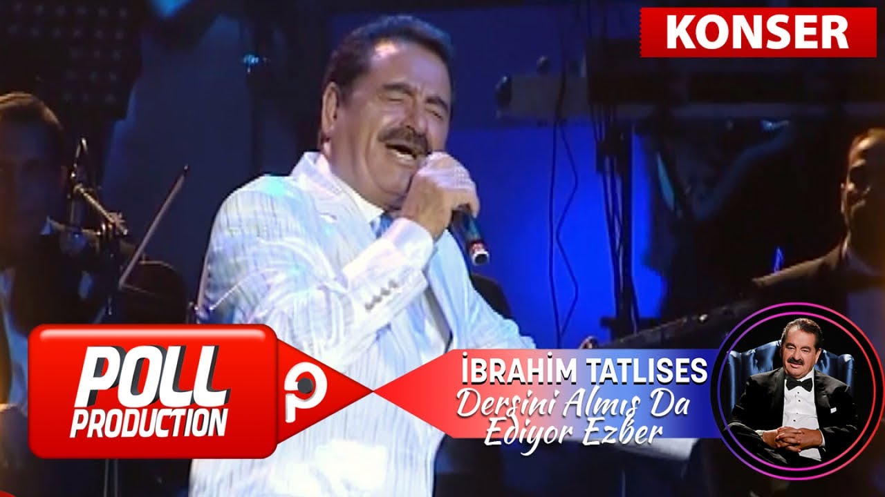 İbrahim Tatlıses - Dersini Almış da Ediyor Ezber - (Harbiye A&ccedil;ık Hava Konseri)