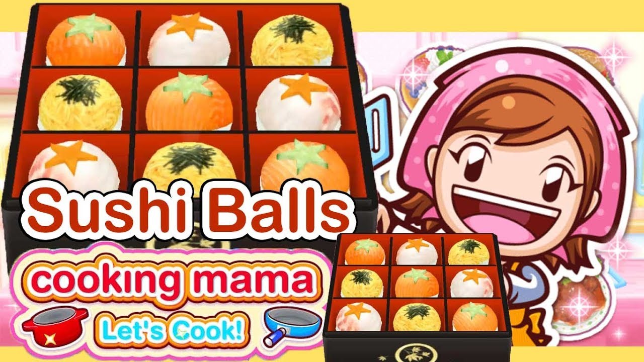 Cooking Mama Let's Cook ! Let's Make Sushi Balls - Funny Gameplay Video Games Android