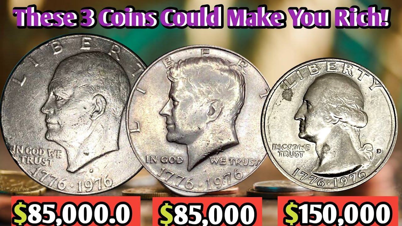 Top 3 Ultra Rare 1976 Bicentennial Coins Worth Over $150,000! (Quarter, Half, Dollar)
