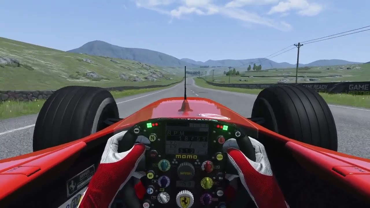 Arrancada ultra realista| Ferrari F2004