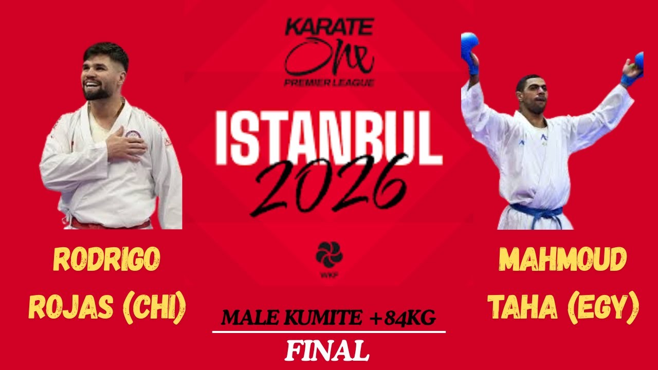 ROJAS (CHI) vs TAHA (EGY) | Male kumite +84 kg final | Karate1 Premier League Istanbul 2026
