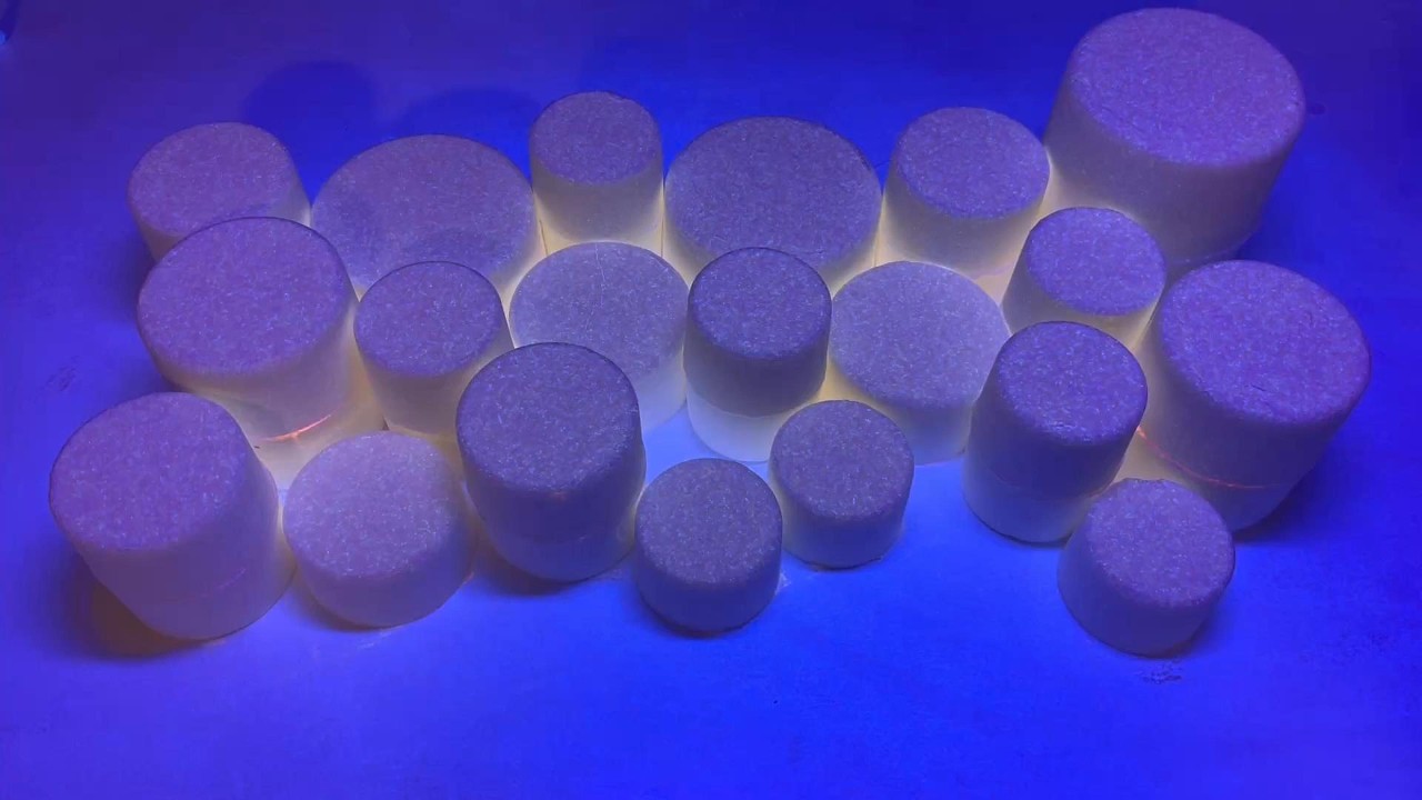 ASMR Baking Soda | Midnight Glow Magic 💛 Dark Mode
