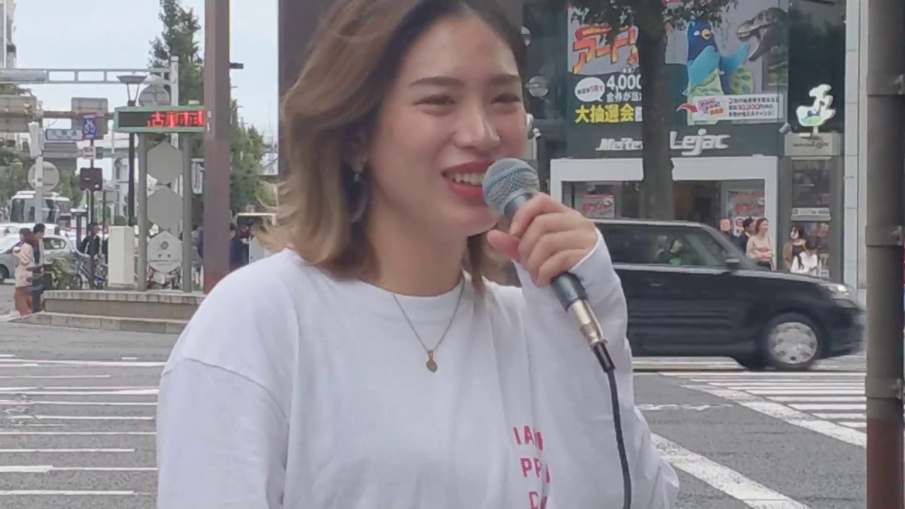 acane (あかね) cover 『マリーゴールド / あいみょん』2019.10.26 名古屋駅路上ライブ 笑顔に癒される歌声も素敵！