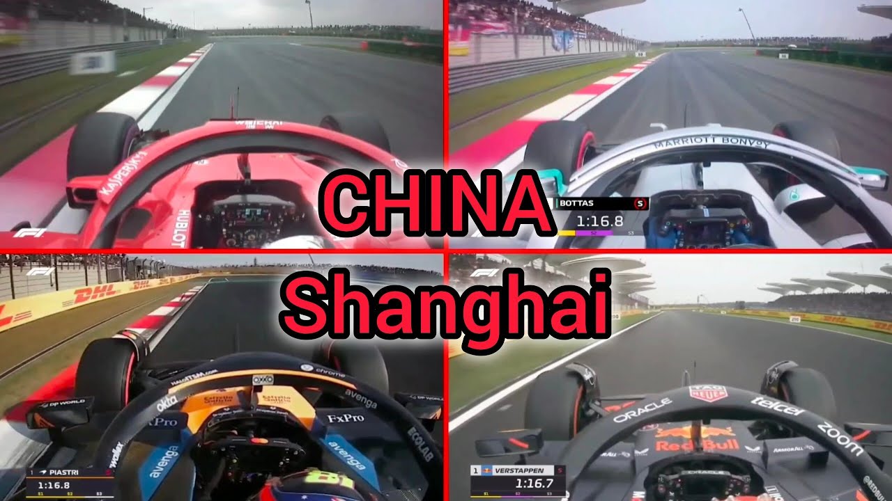 F1.  GP China. Shanghai.  Pole position. 2018-2019. 2024-2025. (Bottas. Vettel. Verstappen. Piastri)