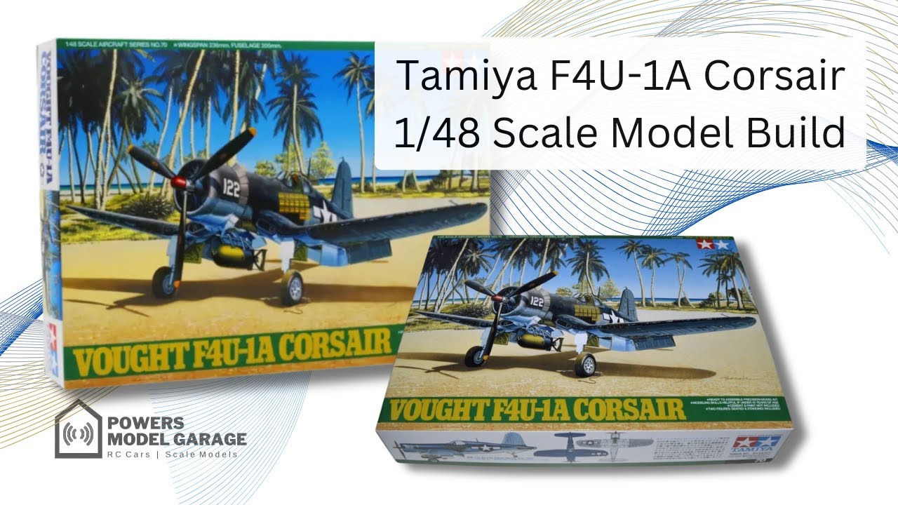 Сборка модели самолёта Tamiya F4U-1A Corsair в масштабе 1:48