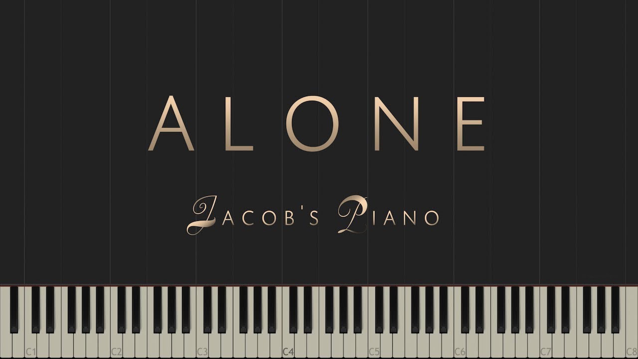 Alone - Original Piece \\ Synthesia Piano Tutorial