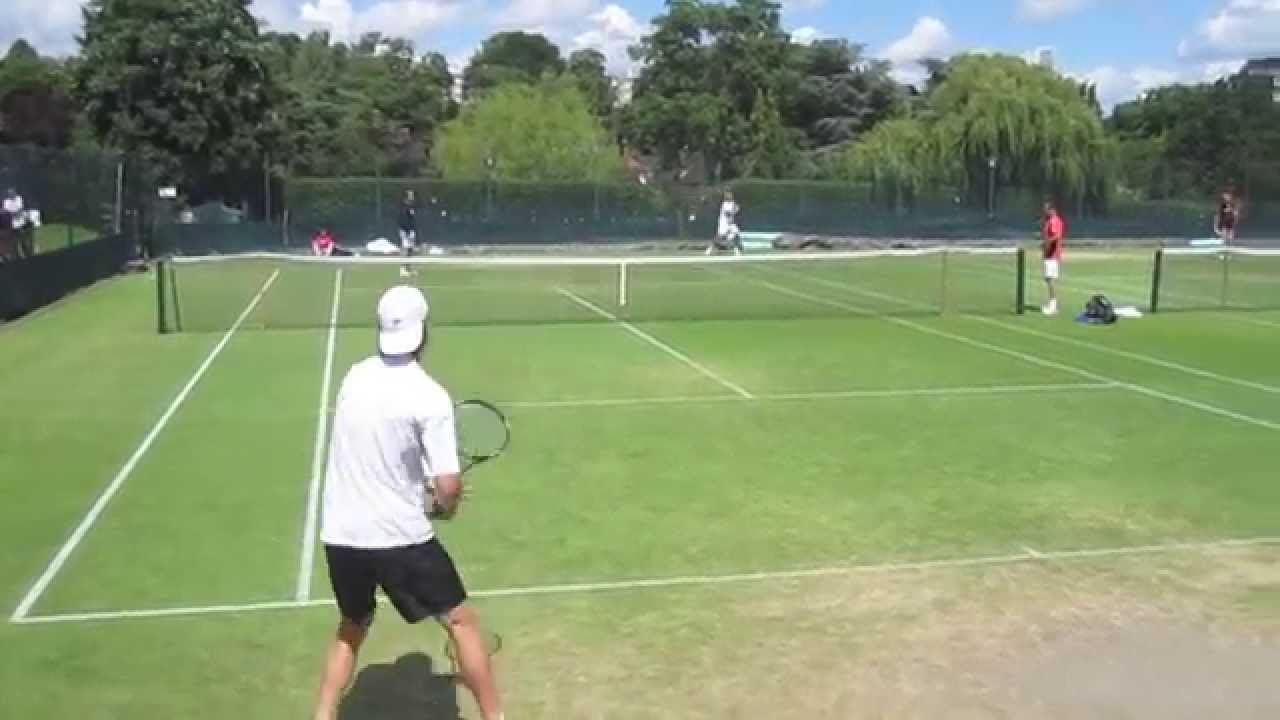 Richard Gasquet / Andreas Seppi Practice HD - High Intensity - Rear View