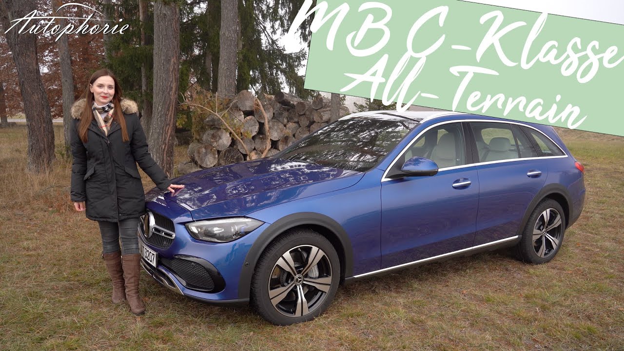 Larissa fährt die neue Mercedes-Benz C-Klasse All-Terrain [4K] - Autophorie