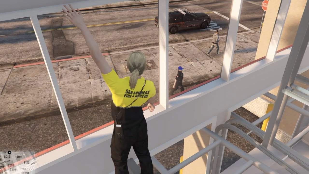 Causing Trouble at the Station- GTA 5 Roleplay- SA’F Fire