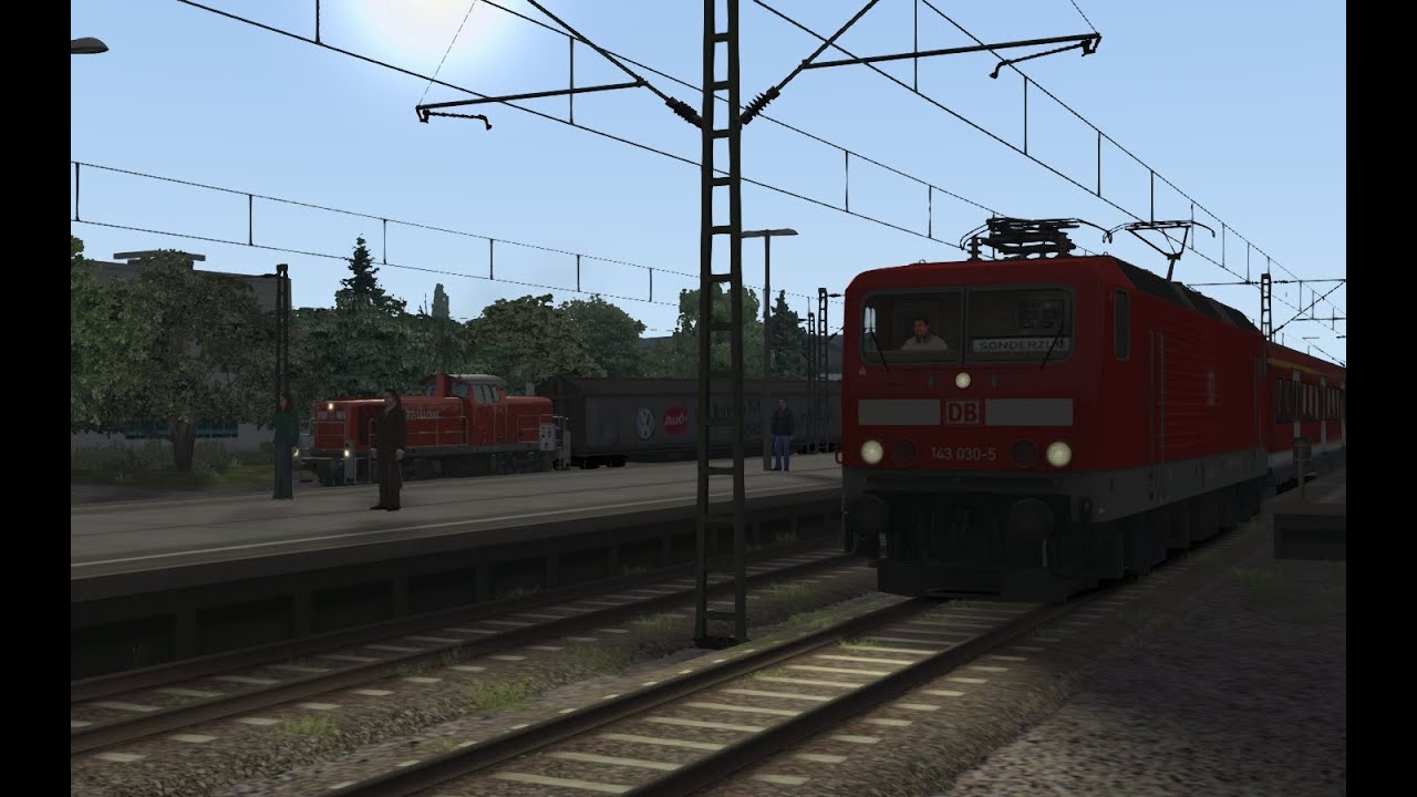 BR143 DB Red - Morning S6 Rush Hour (With brake sound issues) (Cologne - Dusseldorf)