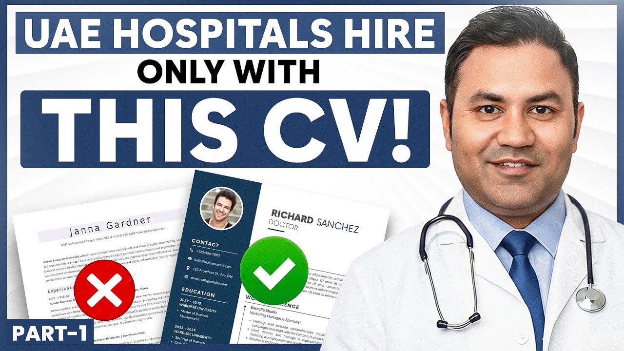 CV Mistakes Every Doctor Makes | UAE CV Secrets Revealed! #dubaijobs #dubailife