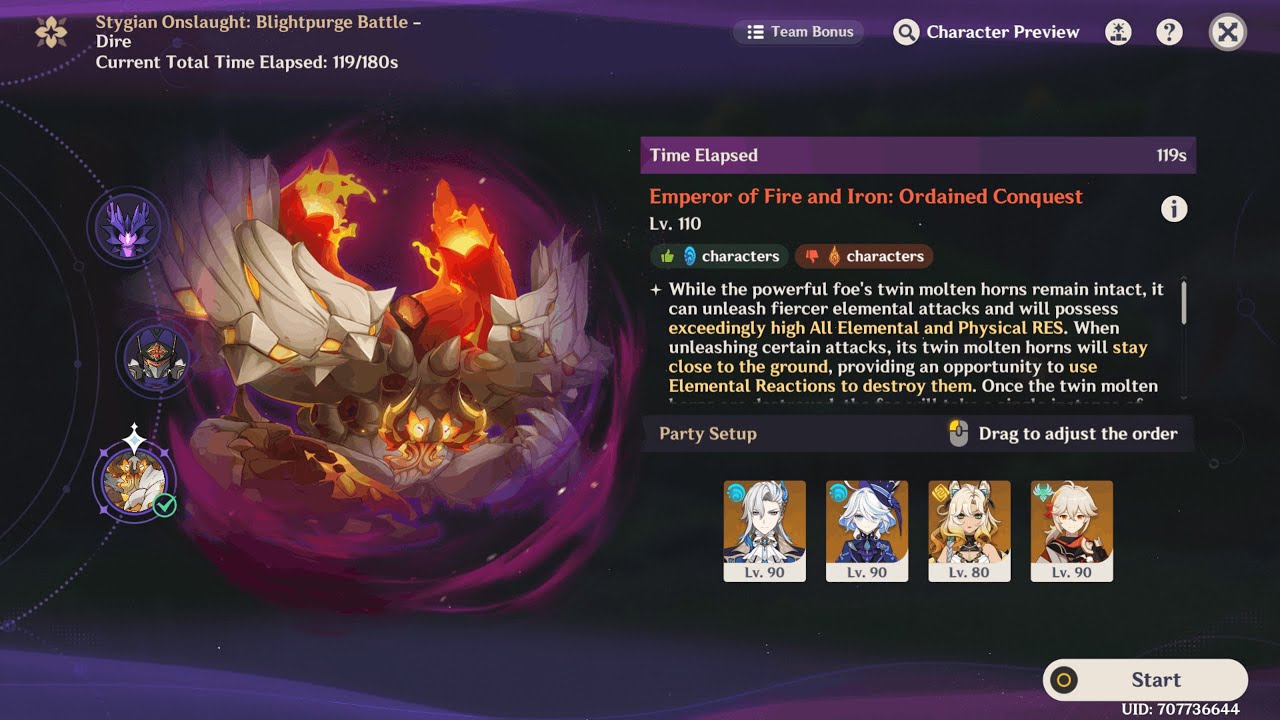 Stygian Onslaught 6.3 Emperor of Fire and Iron Crab Neuvillette C0R1 5 Cost Dire D6
