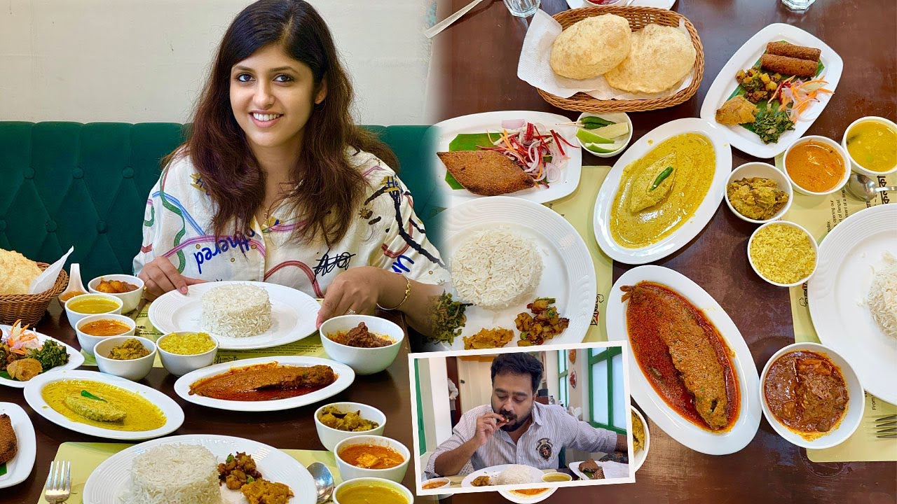 Epare Bangla তে জমিয়ে ভুরিভোজ | Cheapest & Best Bengali Thali 💕 | পাবদা ঝাল, ইলিশ ভাপে, মটন কষা