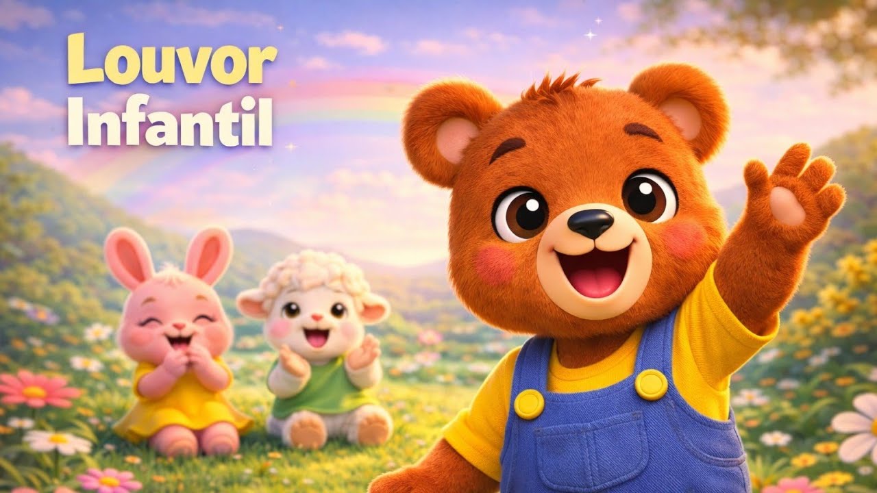🎵 Eu Louvo ao Senhor | Louvor para os pequeninos | Fazendinha Feliz Kids