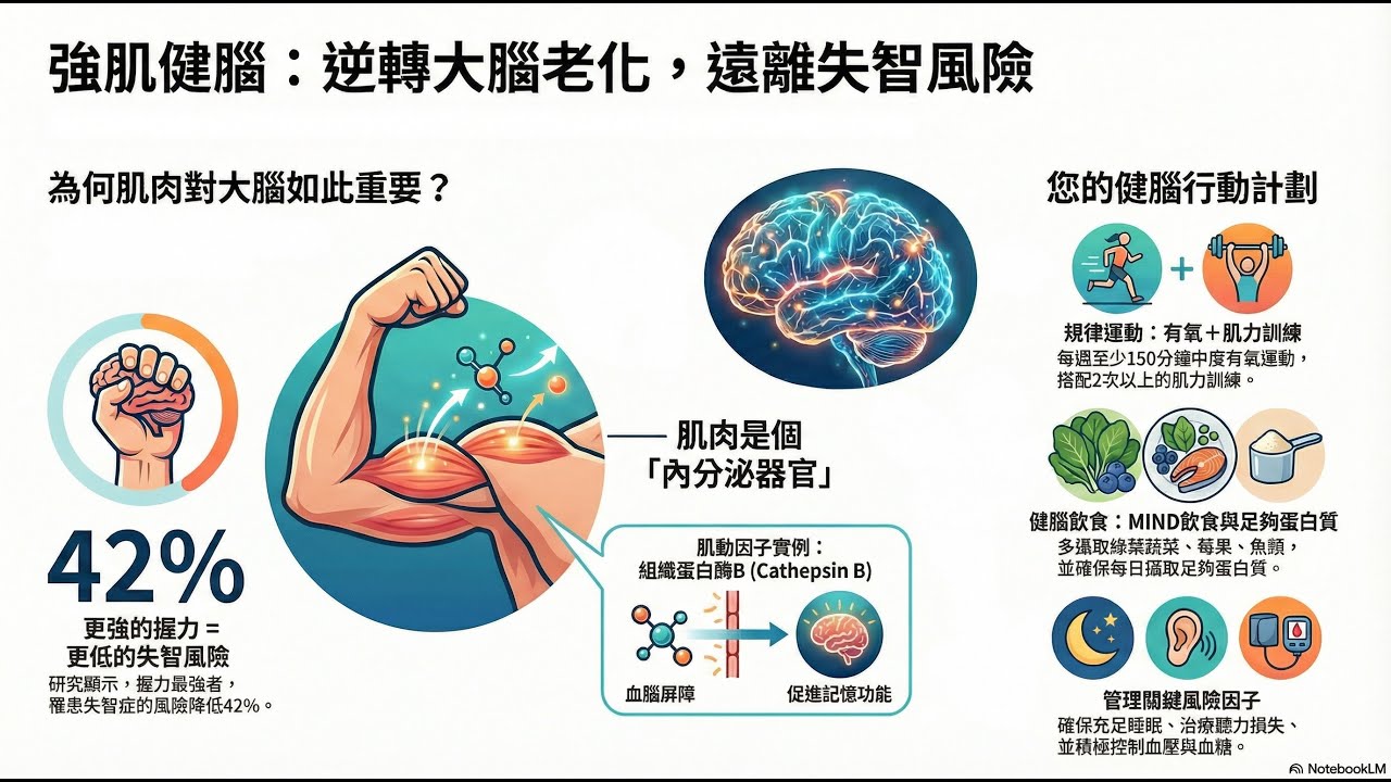 關鍵握力 守護大腦