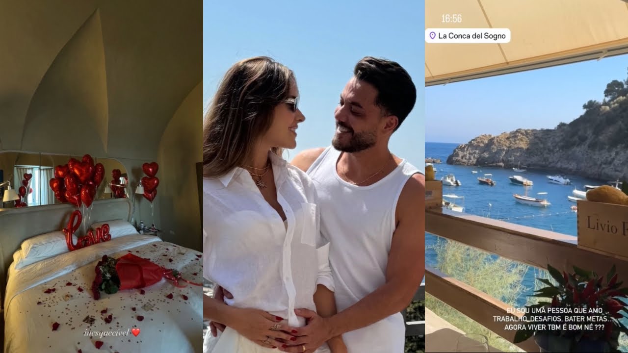 😍 Wesley e Thyane comemoram 8 anos de casados na Itália 🇮🇹 + Olha como foi o dia deles 🥰
