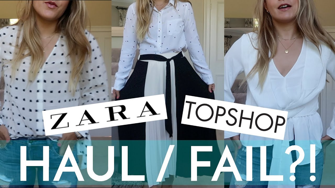 Clothing HAUL (or FAIL?!) - Topshop, Zara & More  | Fleur De Force