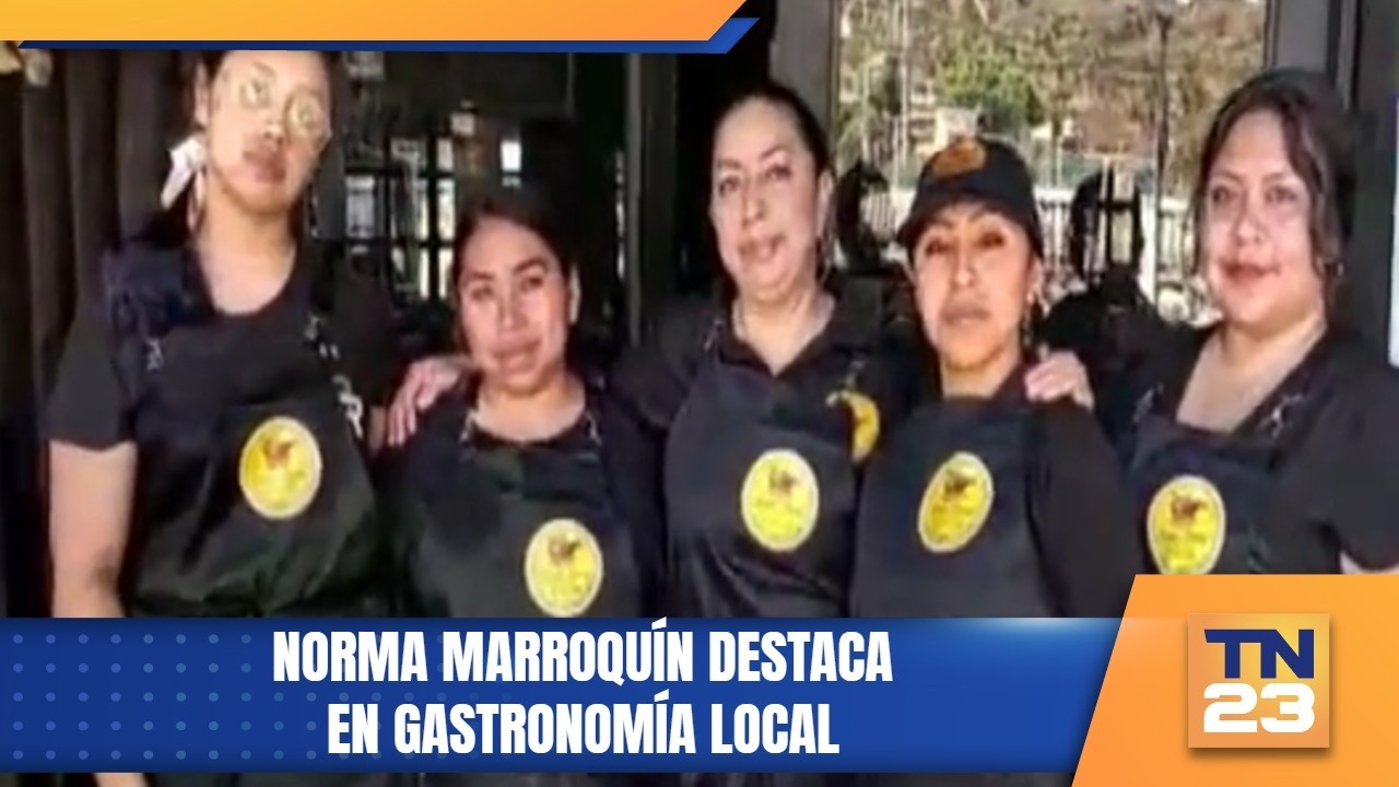 Norma Marroquín destaca en gastronomía local