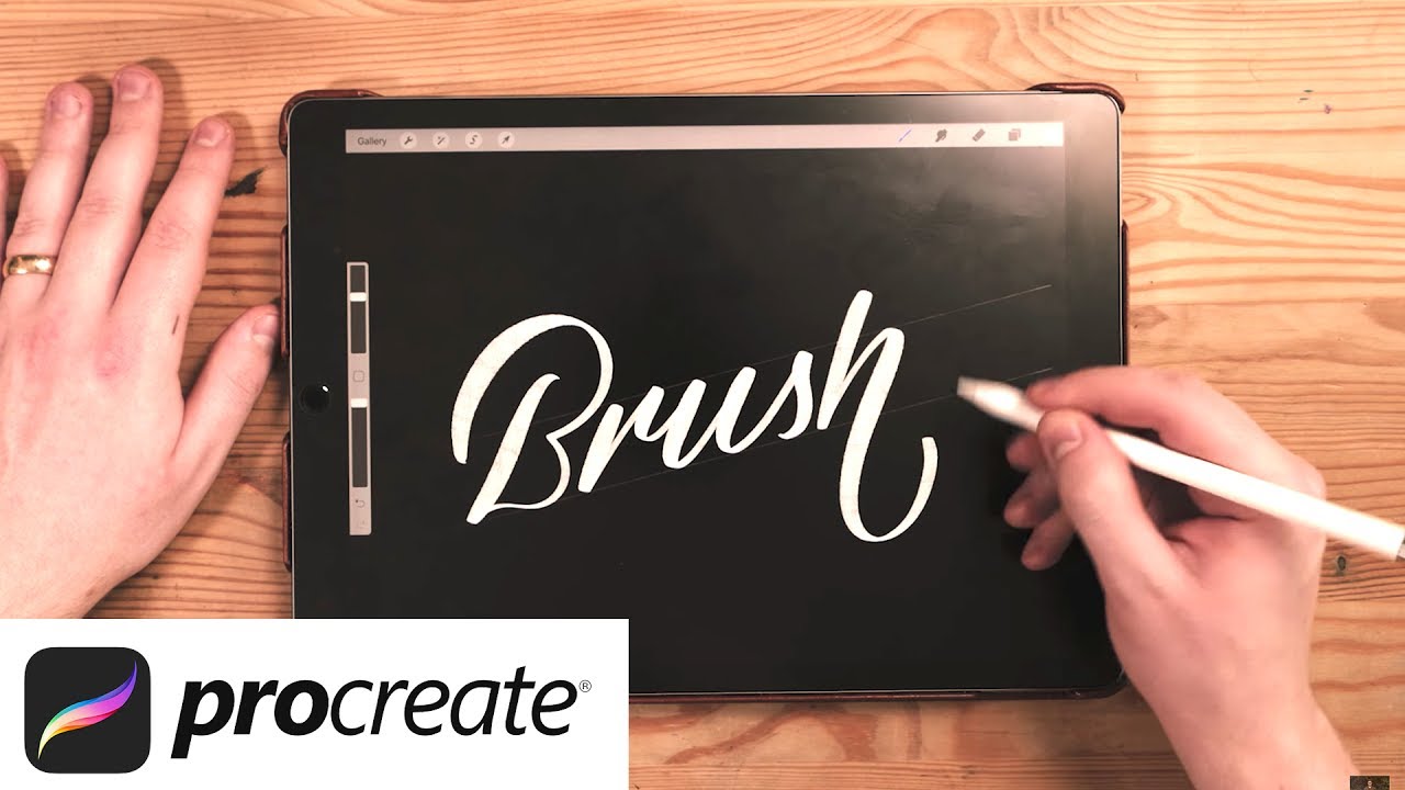 iPad Pro 2 (2017) 🖌  Procreate Lettering Brush Tutorial