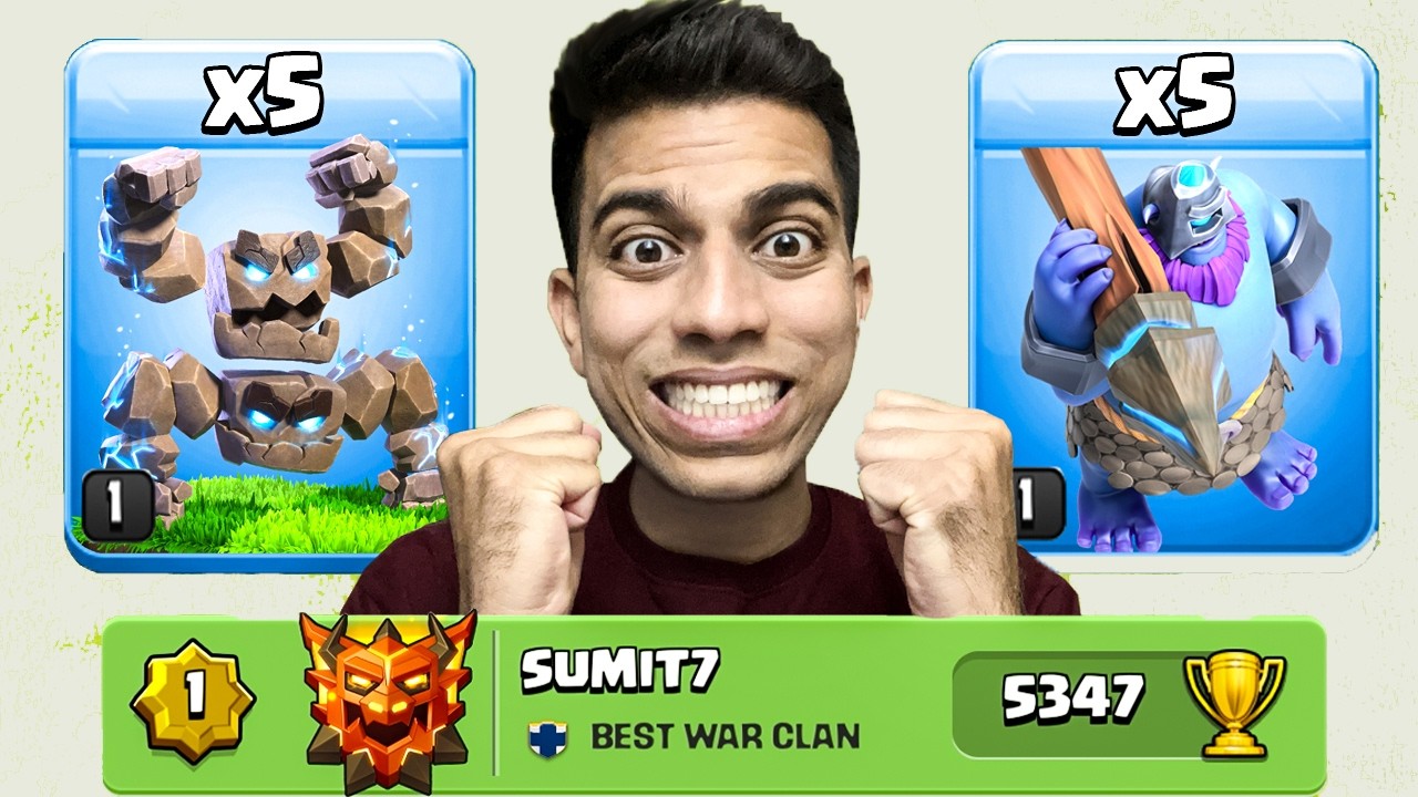 I Am Global Rank #1 With This Army in Clash of Clans