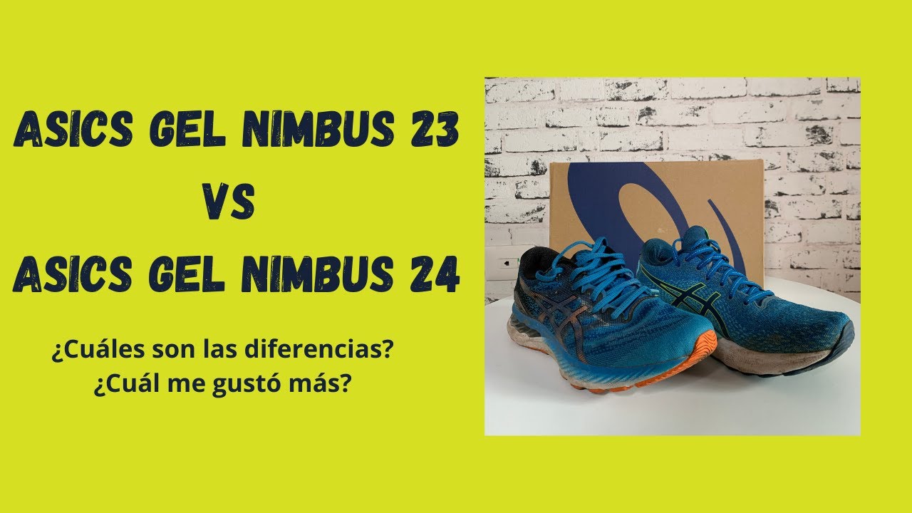 Asics Gel Nimbus 23 vs Asics Gel Nimbus 24 ¿Qué cambió entre cada versión?