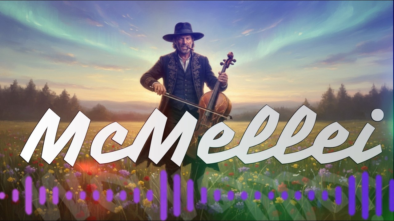 McMellei plays the cello and the music speaks with no words