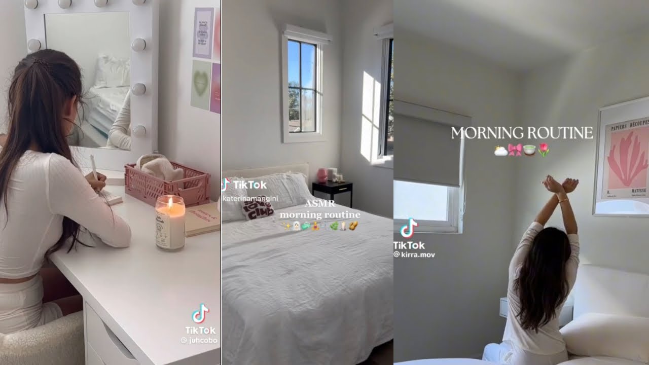 Asmr morning routines|TikTok compilation 2023