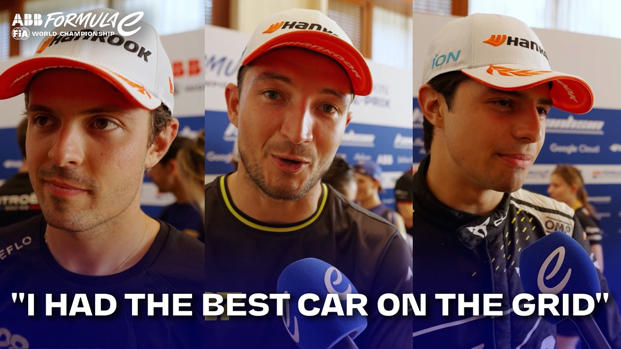 Dennis, Drugovich & Mart&iacute; React After A Chaotic Lianxin Sanya E-Prix | Formula E Media Pen