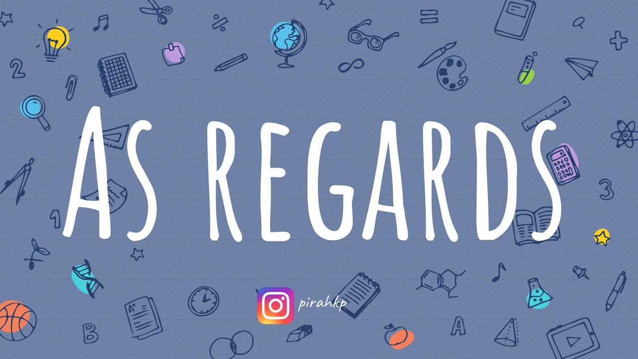As regards meaning | Learn English Vocabulary | Word of the Day