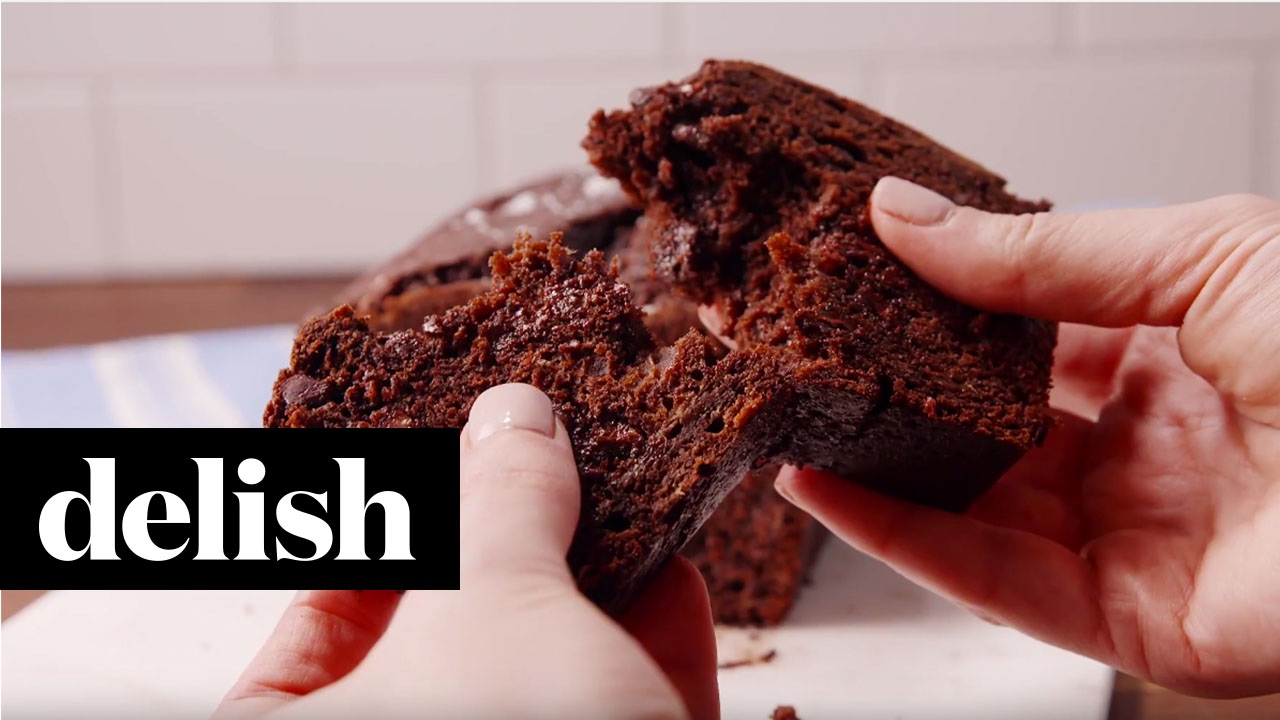 Blackout Banana Bread | Delish