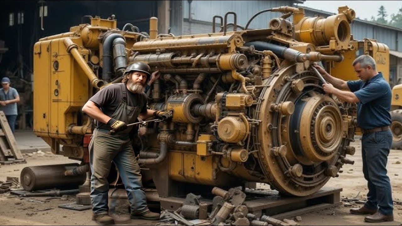 How to Fully Recondition a CAT 966K Loader 7.1L Engine Using Handheld Tools