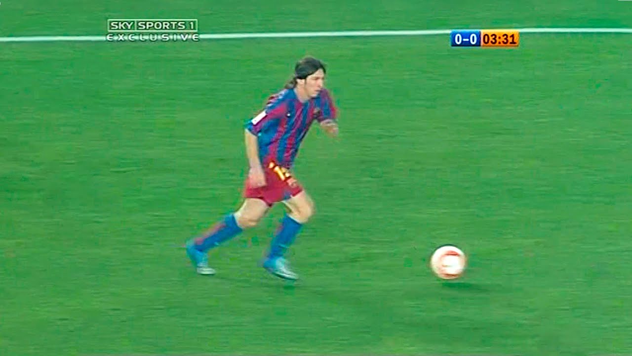 18 Year Old Messi vs Atletico Madrid 2006 English Commentary