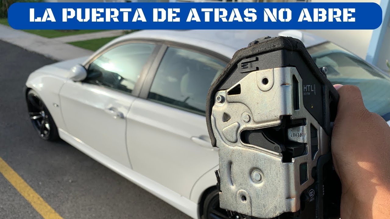 2004 - 2013 BMW E90, E91, E92, E93 Como Cambiar La Cerradura De La Puerta Tracera