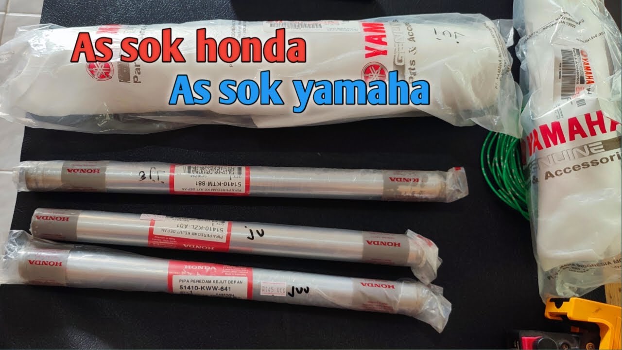 persamaan dan perbedaan as sok depan honda vs yamaha