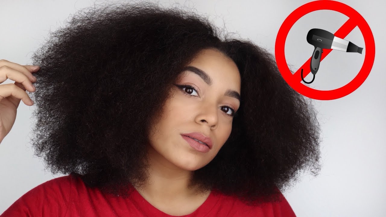 HOW TO STRETCH NATURAL HAIR | HEATLESS BLOWOUT USING QREDEW