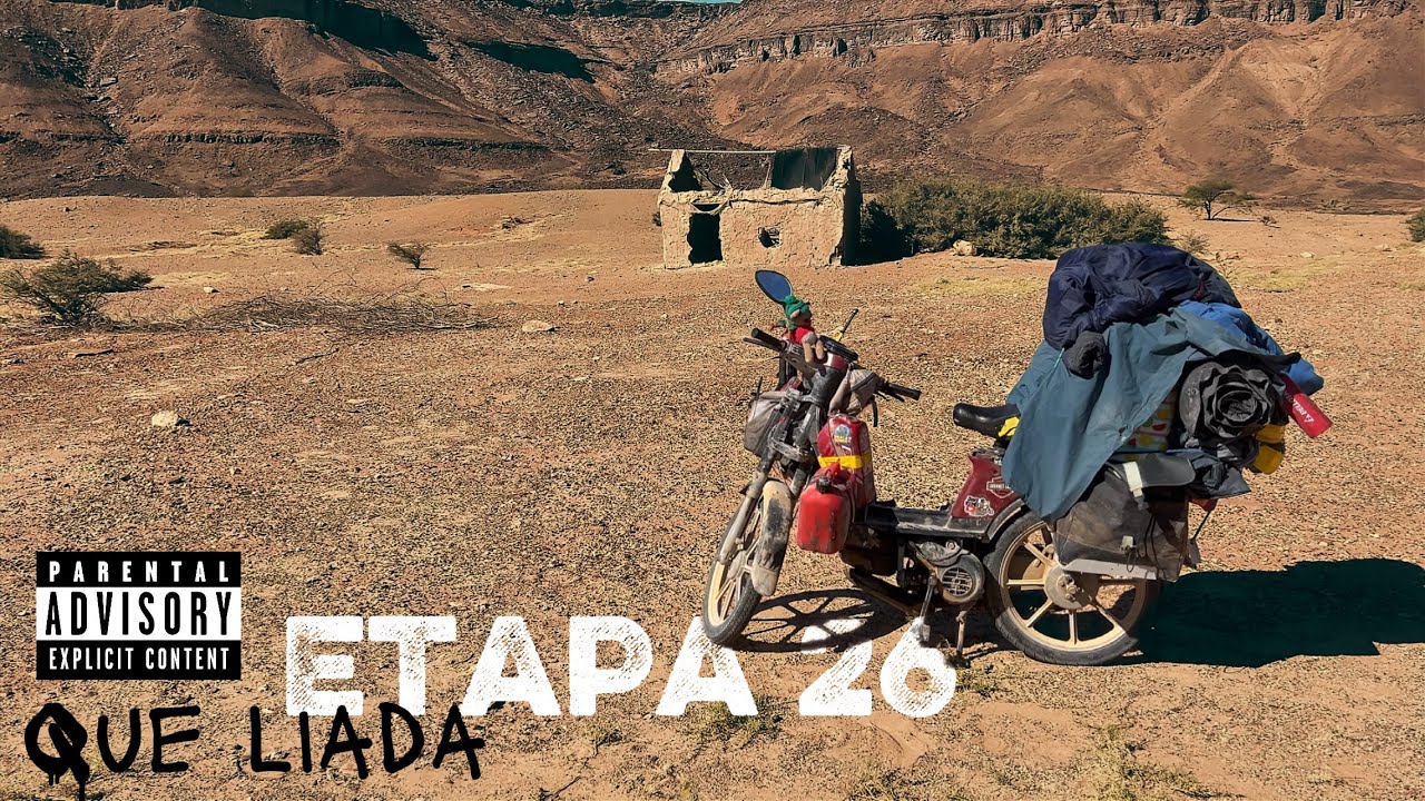 ¡Me QUEDO SIN ACEITE en el DESIERTO! 🏜️ Madrid-Dakar en VESPINO. Etapa 26